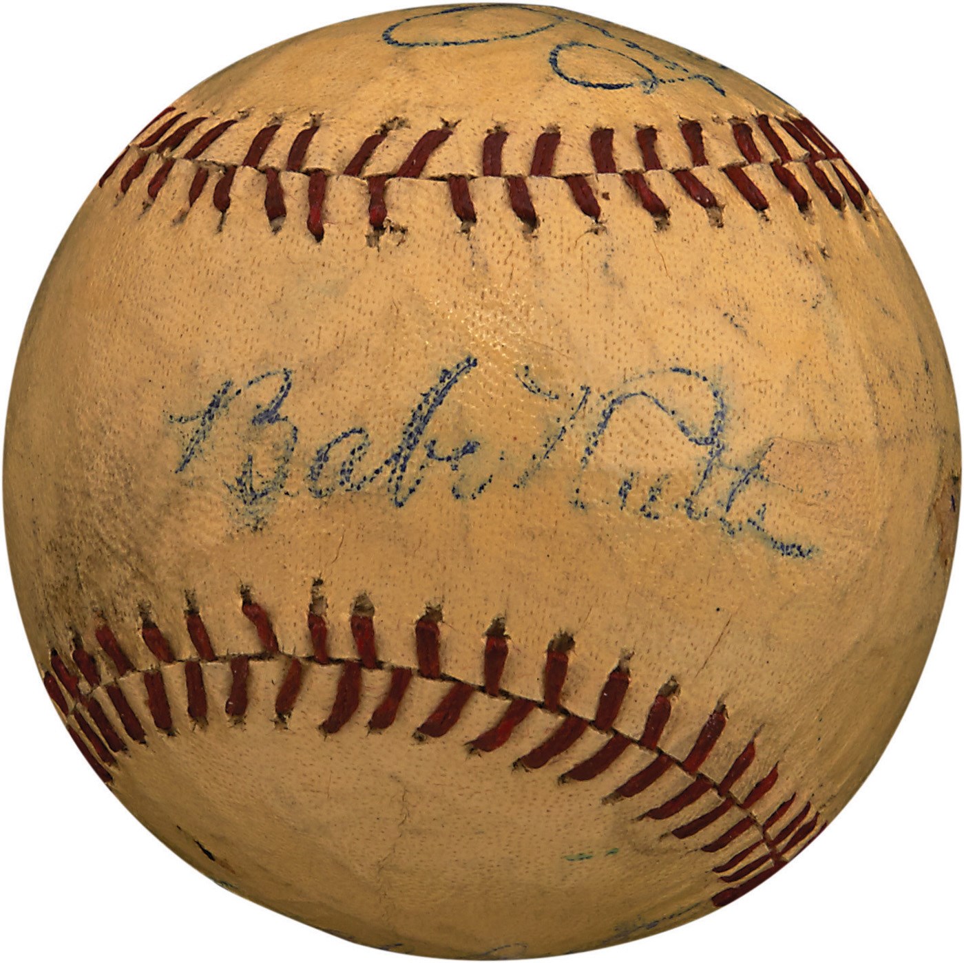 NY Yankees, Giants & Mets - 1928-29 New York Yankees Team-Signed Baseball with Proof of Signing (PSA)