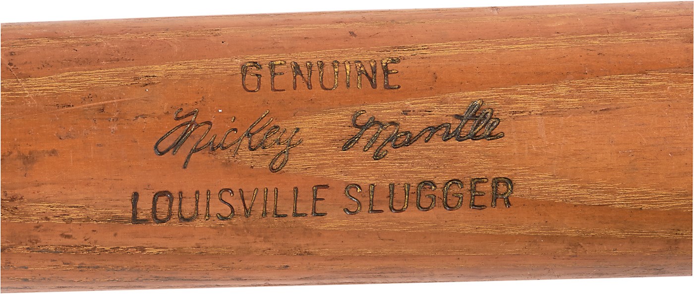 - 1962 Mickey Mantle Game Used Bat - MVP Season (PSA 9.5)