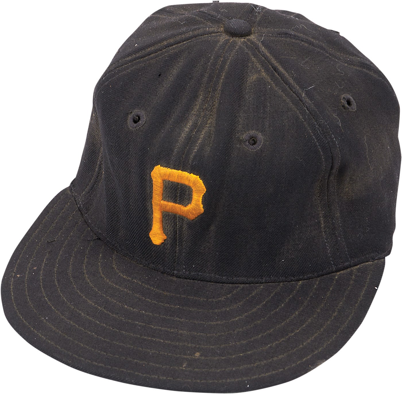 Clemente and Pittsburgh Pirates - Circa 1960 Roberto Clemente Game Worn Cap