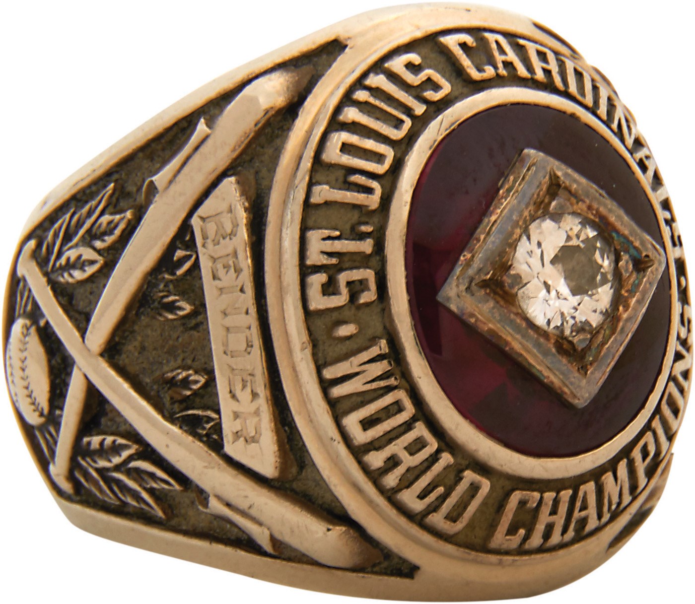 St. Louis Cardinals - Sheldon "Chief" Bender 1964 St. Louis Cardinals World Series Championship Ring