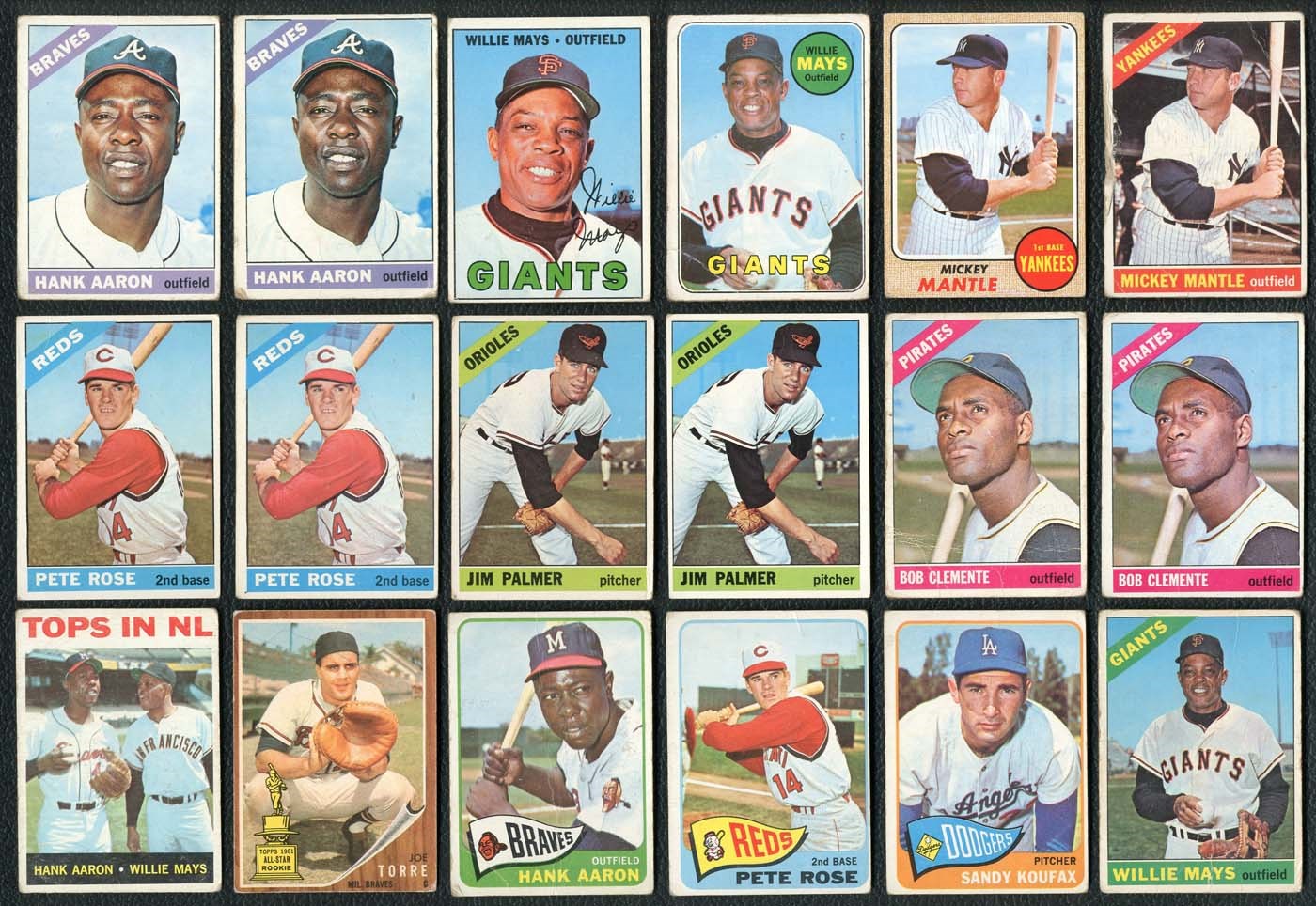 - 1959-71 Topps Collection Loaded with Stars with two Mickey Mantles!  (2,410 cards)