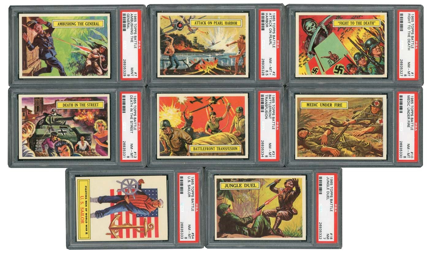 - 1965 Topps Battle High Grade Complete Set