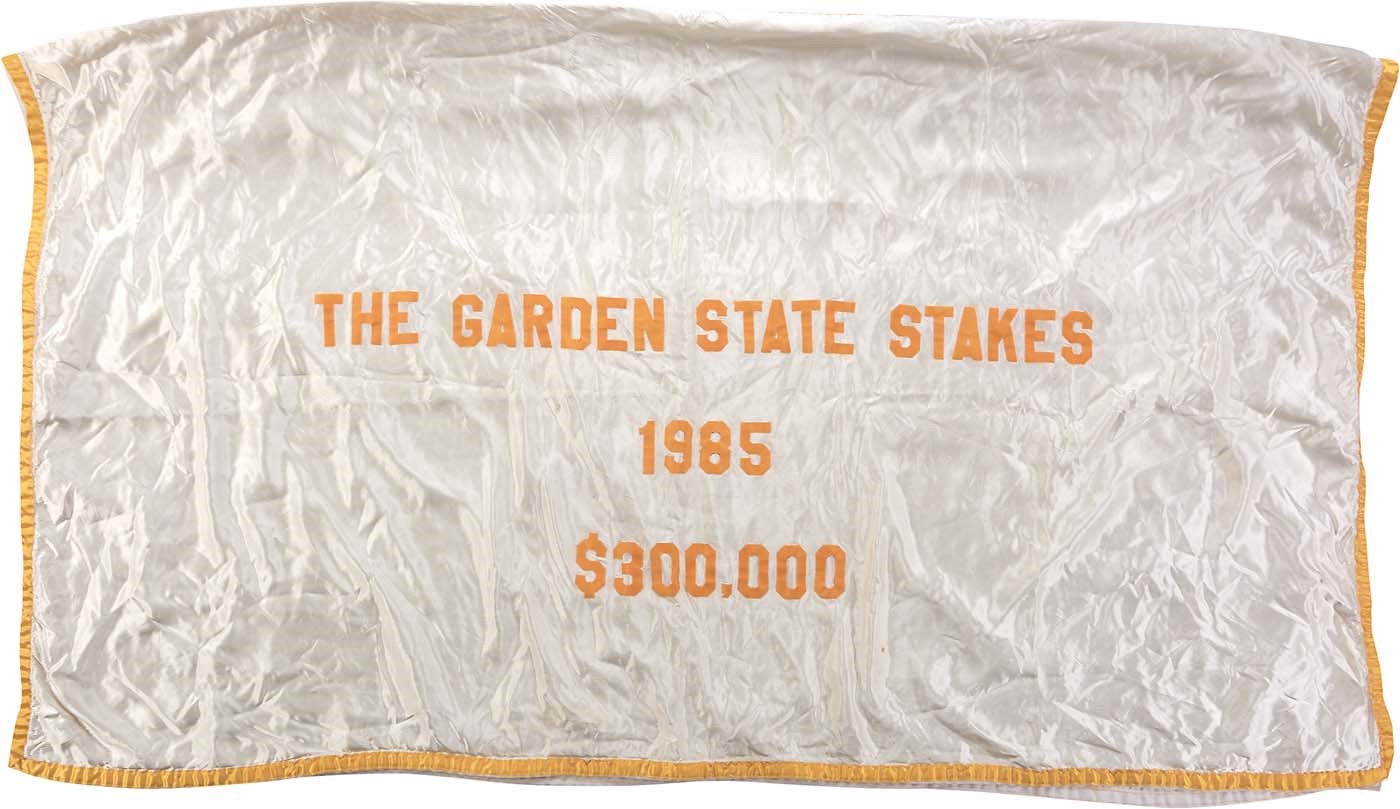 - 1985 Spend a Buck Garden State Stakes Championship Cloth