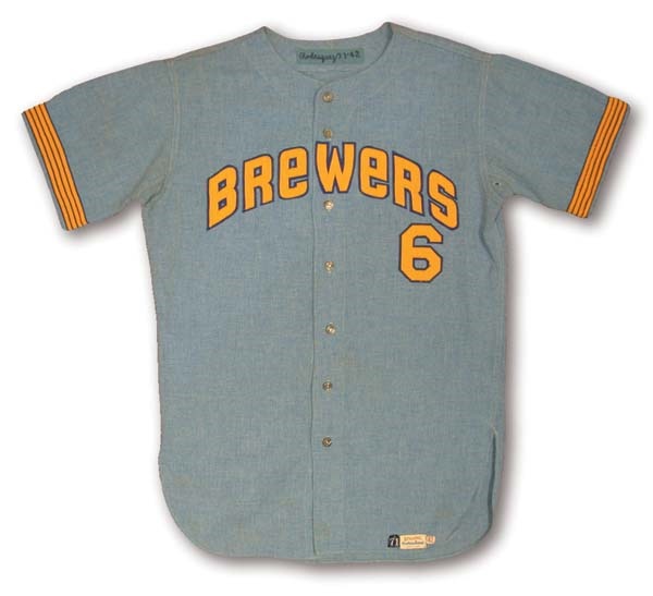 Uniforms - 1971 Milwaukee Brewers Game Worn Jersey