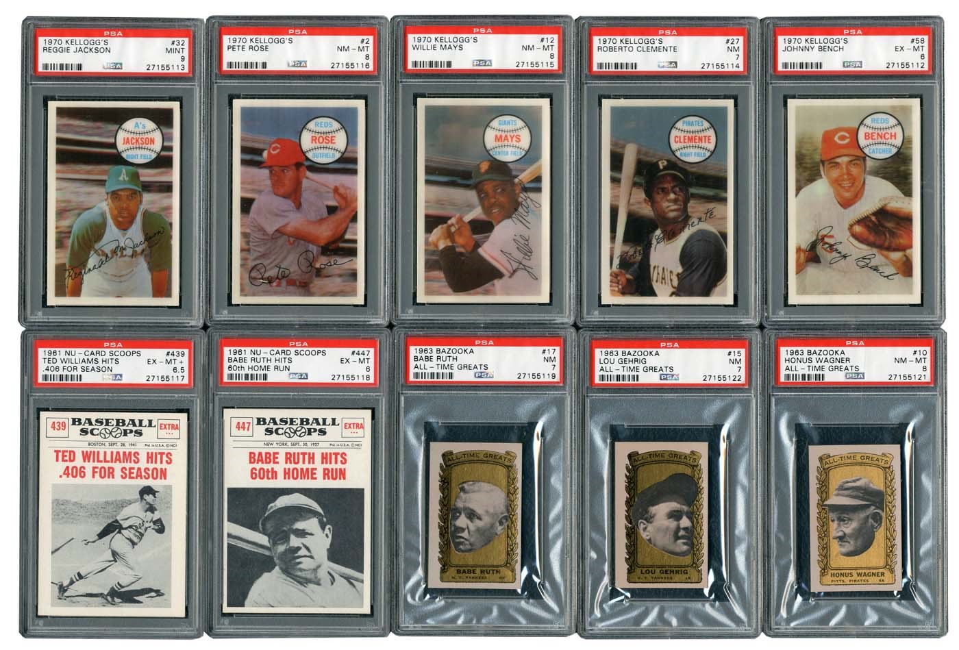 - 1960s-1970s Topps, Bazooka and others Subset and Small Set Collection