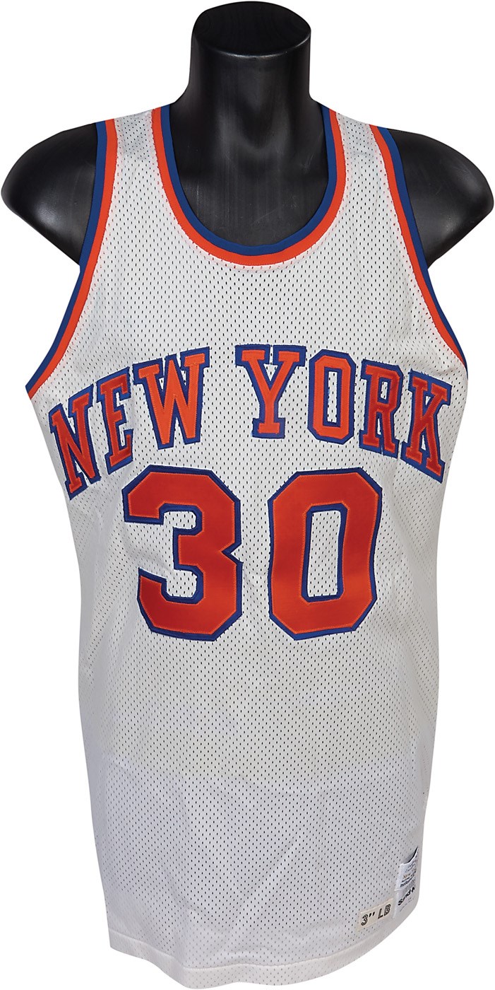- 1983-84 Bernard King New York Knicks Game Worn Jersey (King Letter)