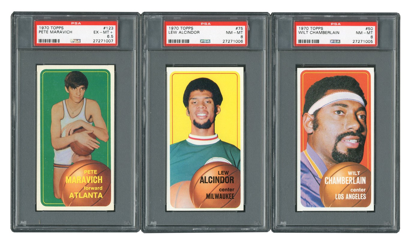 - 1969/70 - 1980/81 Topps Basketball Complete HIGH GRADE Set Run of 15 Sets with (4) 1980/81 Sets!