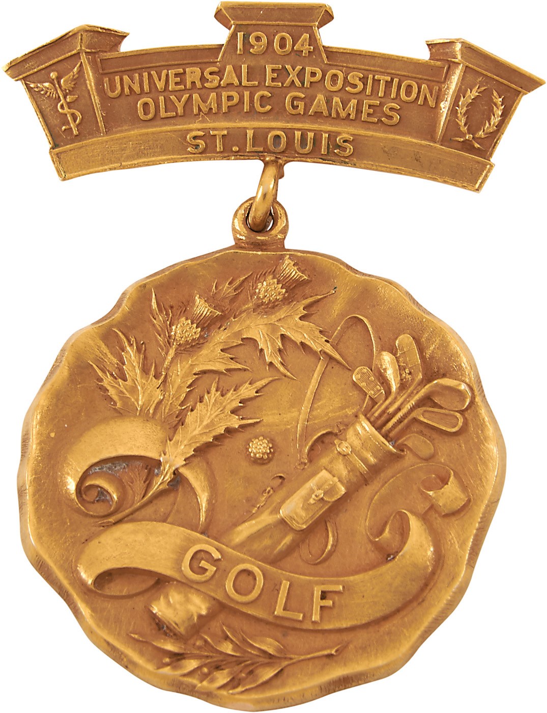 - 1904 Olympic Gold Medal for Golf Presented to Chandler Egan