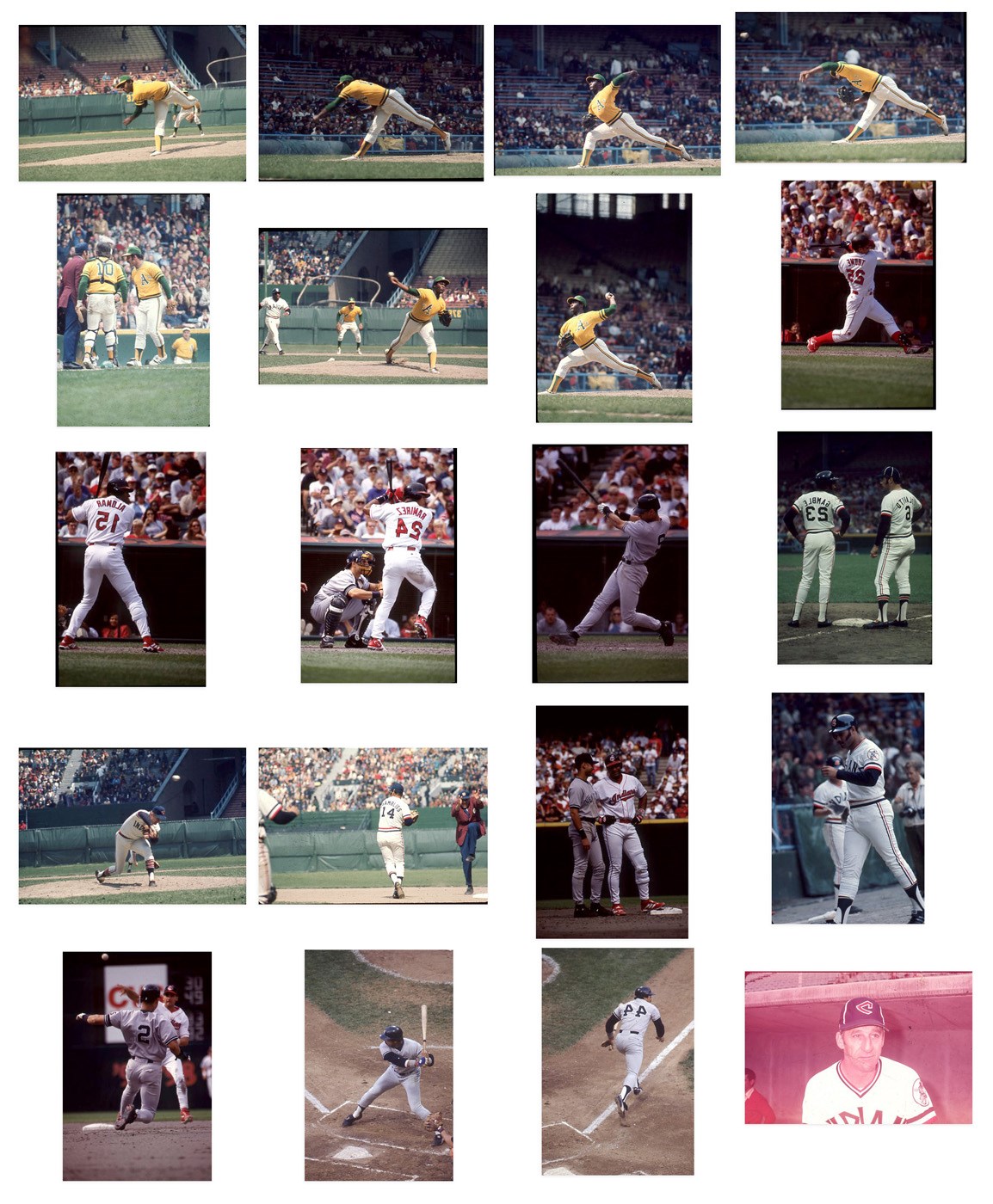Baseball Memorabilia - Amazing Negative & Transparency Archive from 1960s-90s Official Cleveland Sports Team Photographer with Rights (10,000+)