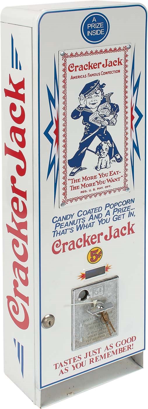 Baseball Memorabilia - Cracker Jack Coin Operated Machine