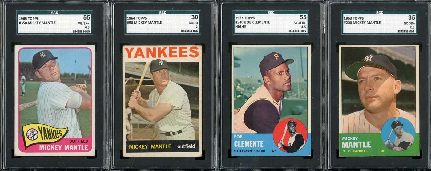 - 1960-65 Topps Baseball Complete & Near Complete Sets with (10) (SGC Graded)