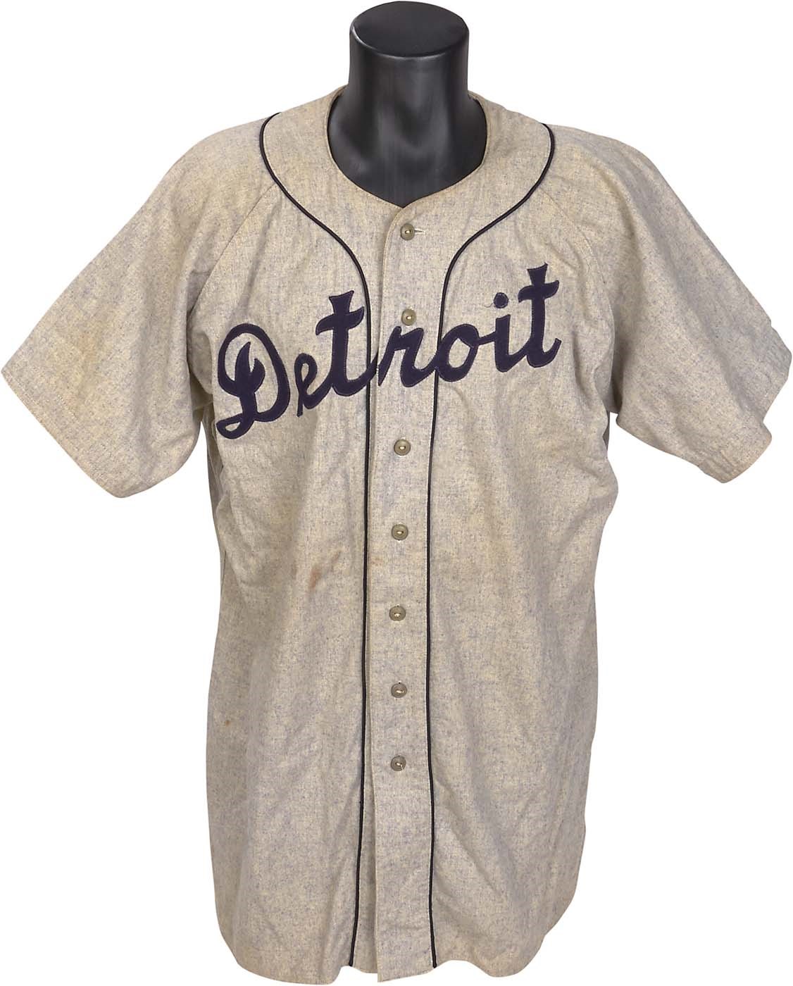 Circa 1950 Bob Swift Detroit Tigers Game Worn Jersey