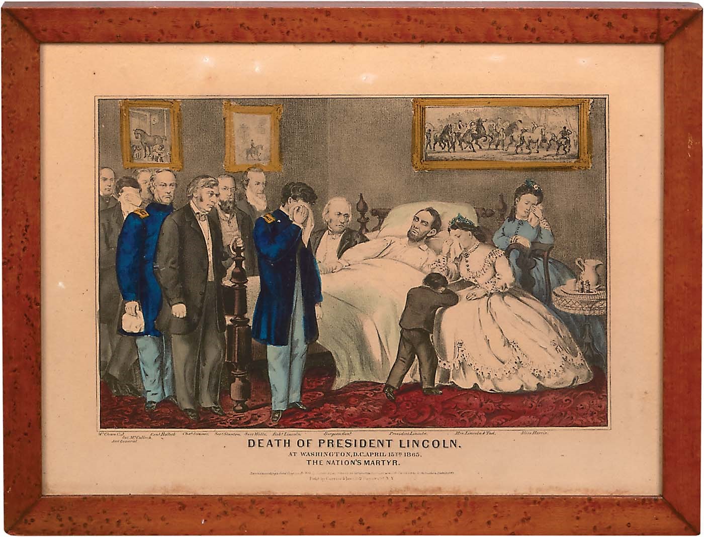 Rock And Pop Culture - 1865 "Death of President Lincoln" by Currier & Ives
