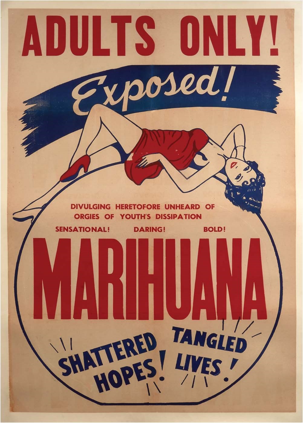 1936 "Marihuana" Film Poster
