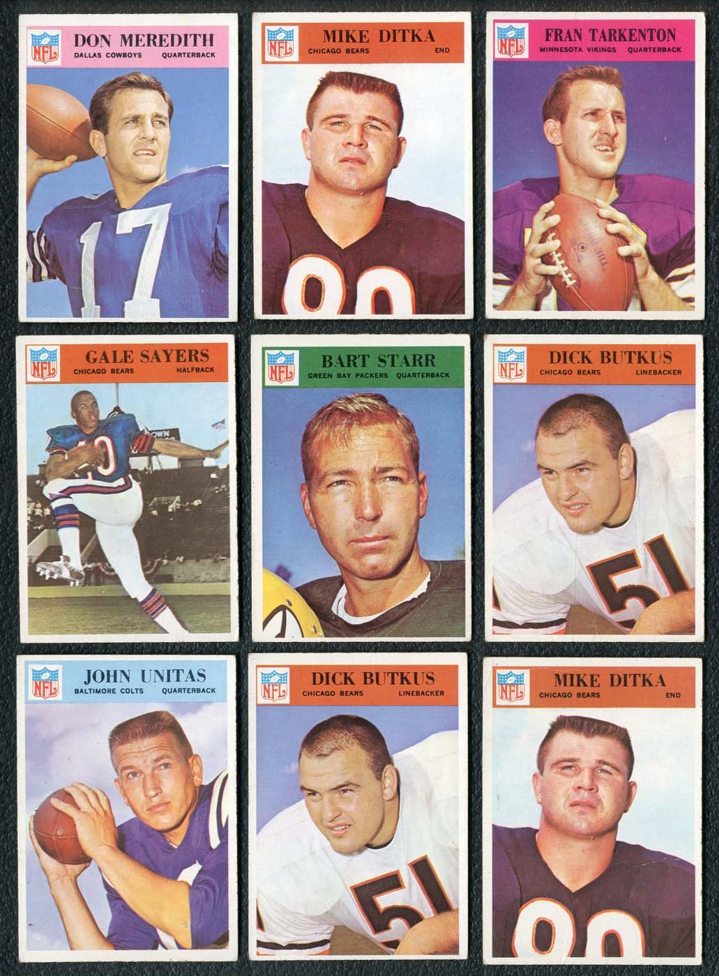 - 1966 Topps and Philadelphia Football Card Collection
