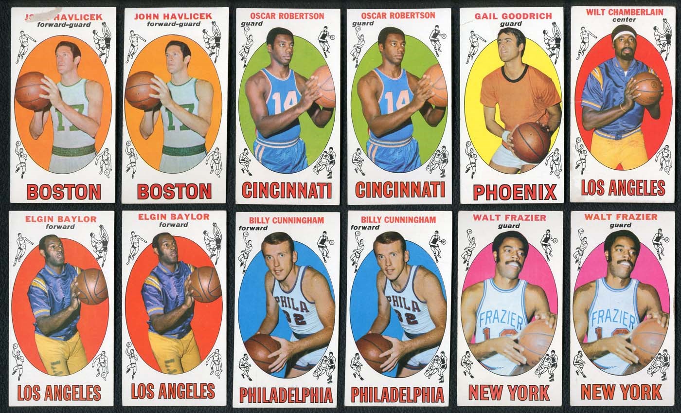 - 1969-70 Topps Basketball Lot of 295 Cards - Loaded with Stars