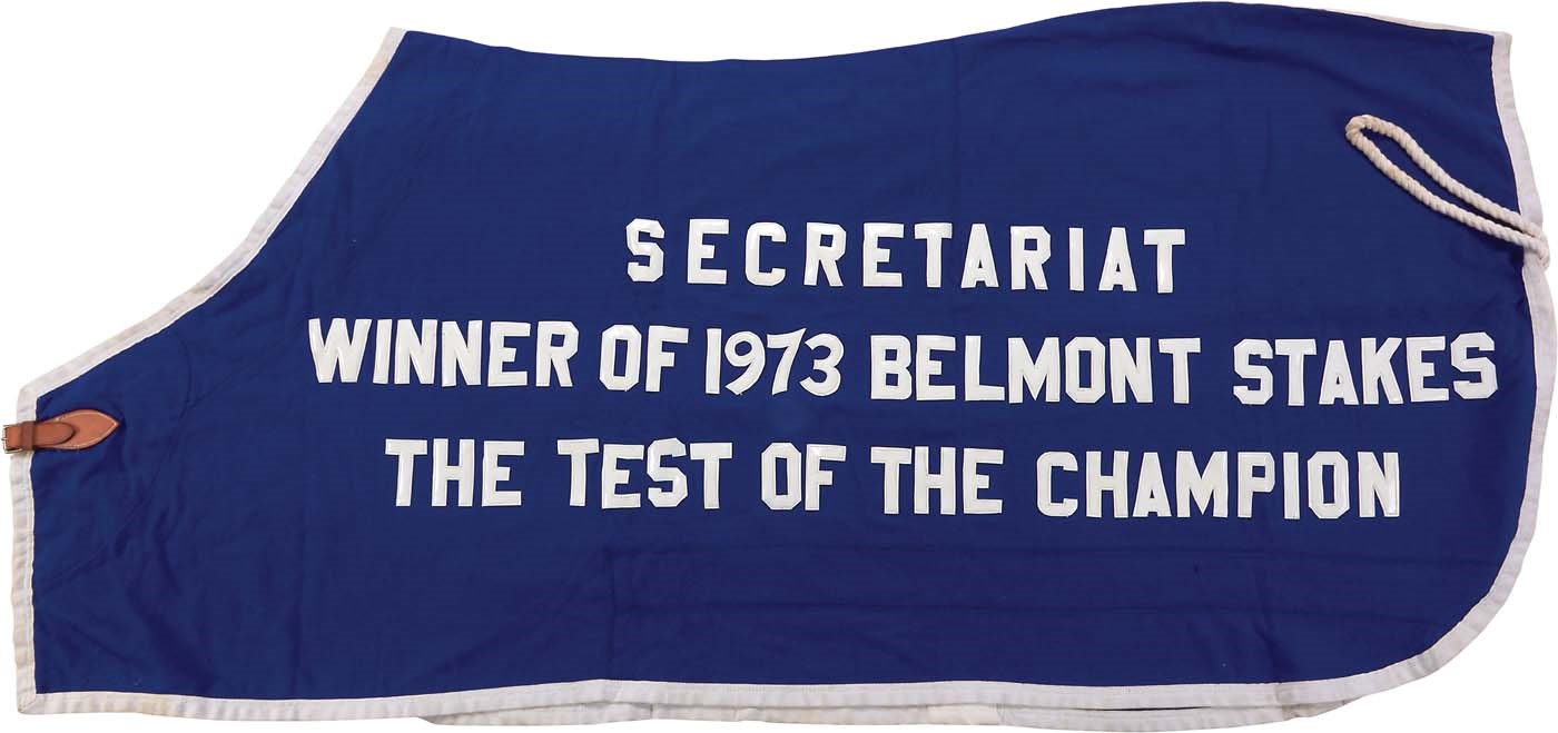 - 1973 Secretariat Belmont Stakes Presentation Blanket from Ms. Penny Chenery​