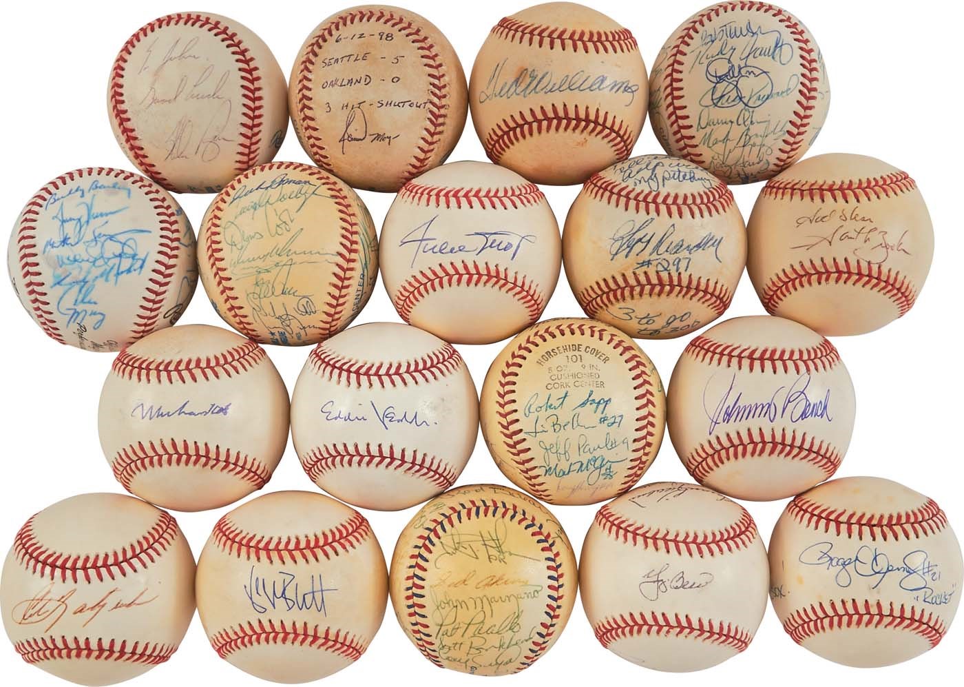 - Single & Team-Signed Baseball Collection w/Complete Game & Save Balls (25+)