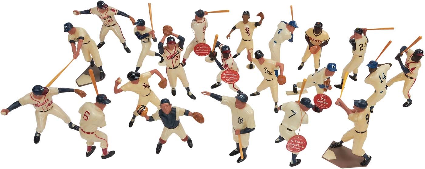 1958-63 Hartland Baseball Statues Complete Set w/Hang Tags & Original Boxes
