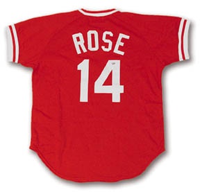 - 1985 Pete Rose Warm-Up Jersey