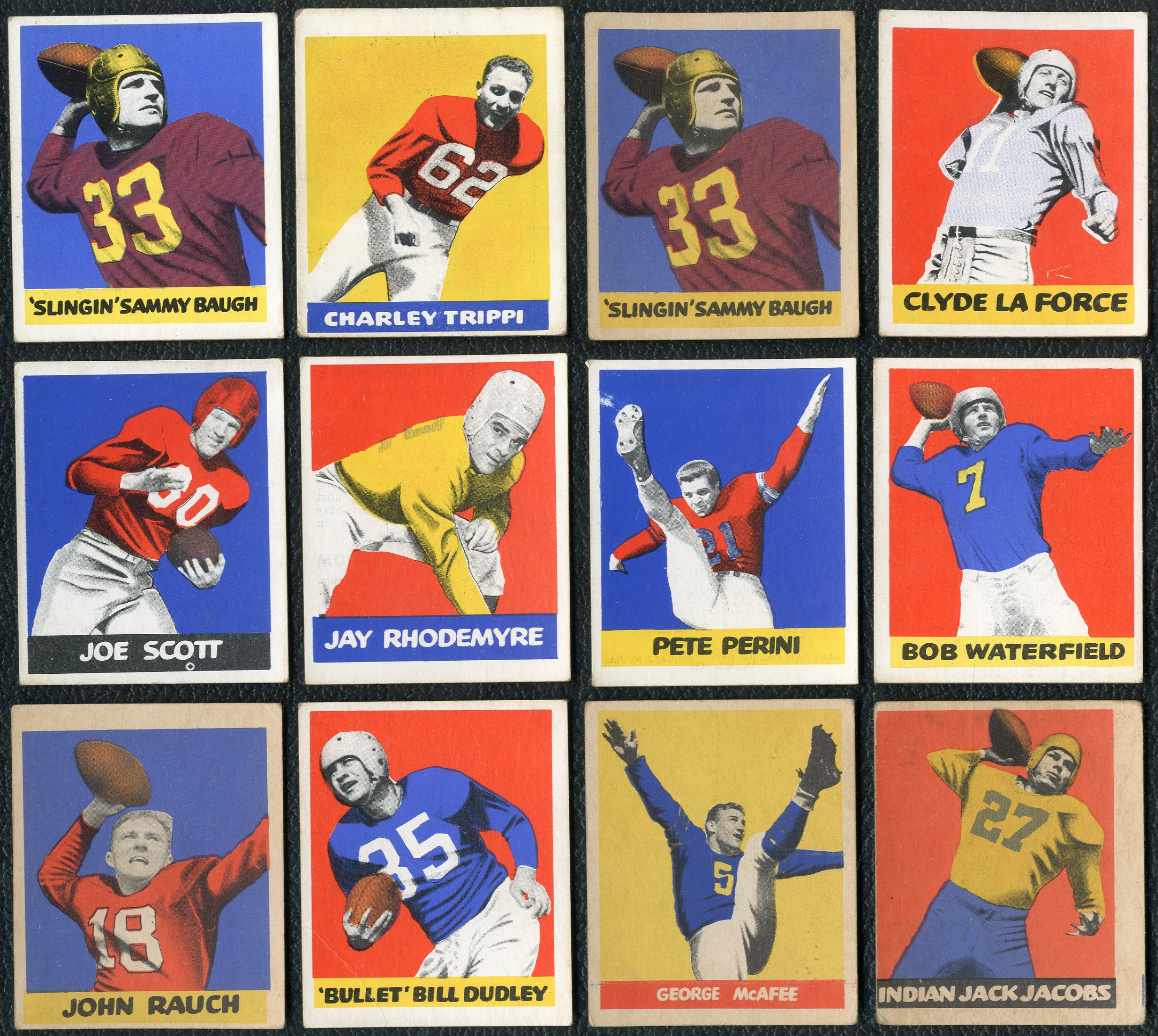 Baseball and Trading Cards - 1948-49 Leaf Football Collection (126)