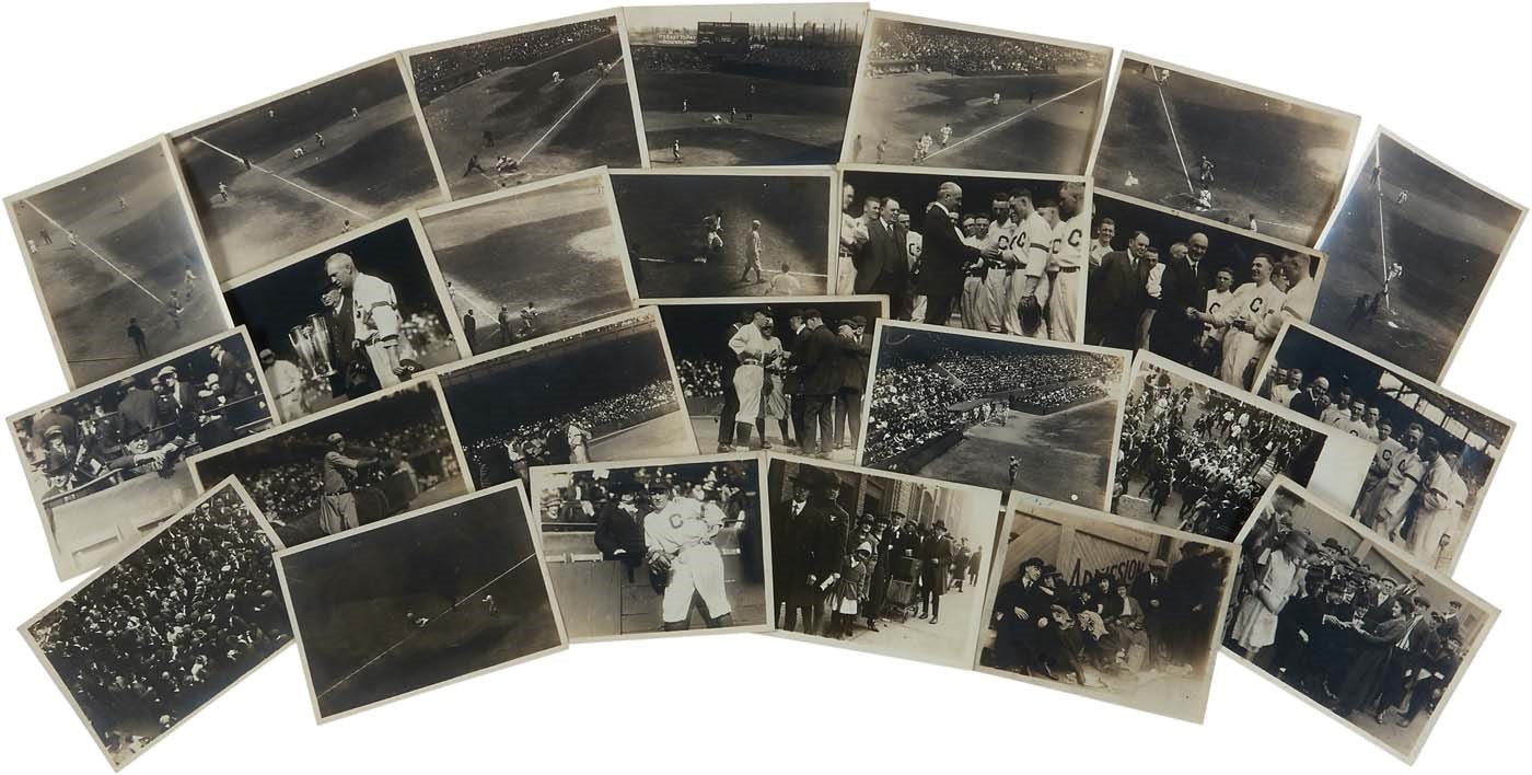 Superb Collection of 1920 Cleveland Indians World Series Photographs (25)