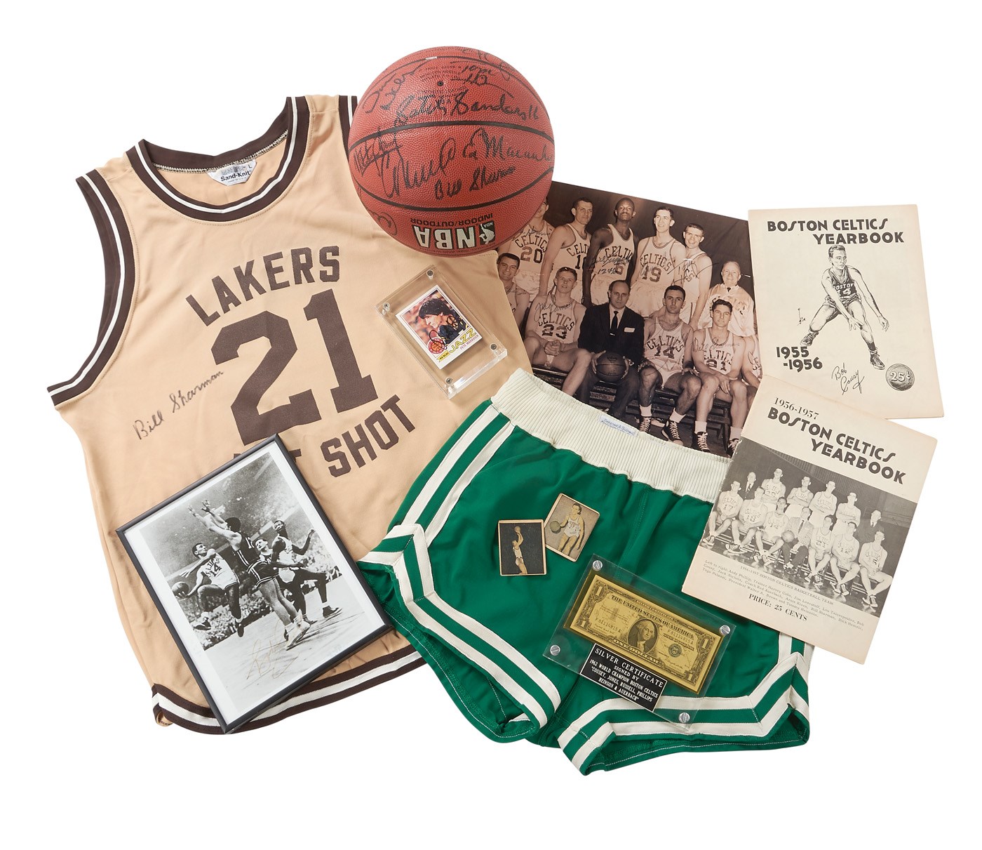 Boston Sports - Boston Celtics Collection w/Pete Maravich Autograph