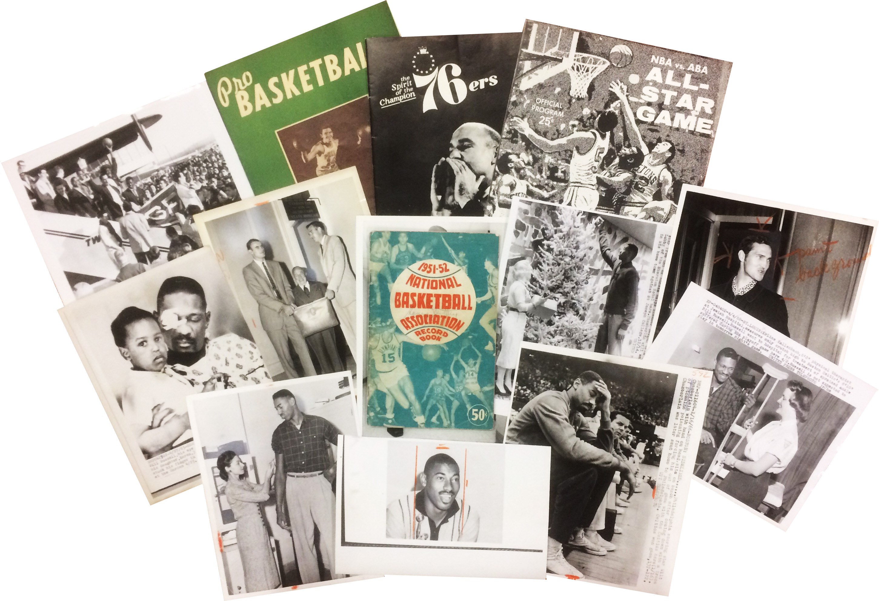 - 1930s-70s Vintage NBA Collection w/Chamberlain & Russell (30+)