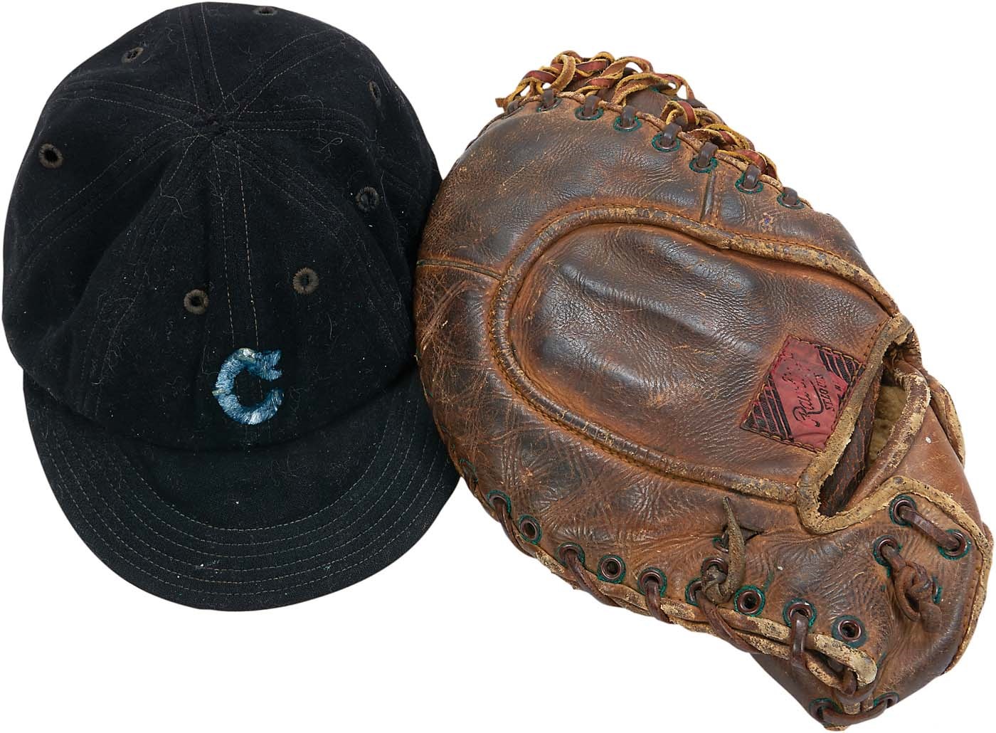 Cleveland Indians - 1930s Hal Trosky Cleveland Indians Game Used Hat and Glove