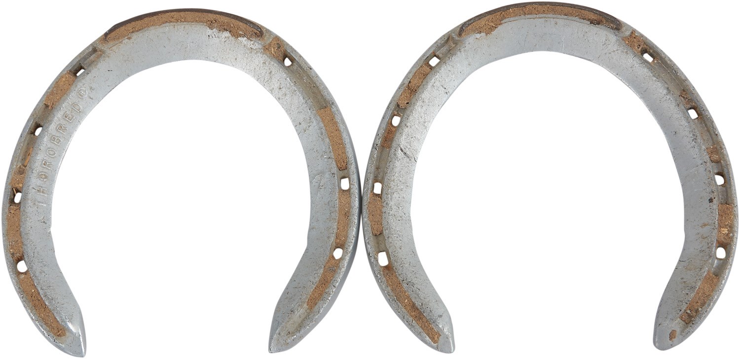 Horse Racing - 1984 John Henry "Horse of the Year" Worn Horse Shoes - Gifted by Trainer
