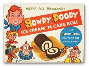 Howdy Doody - Howdy Doody Ice Cream Advertising Poster’