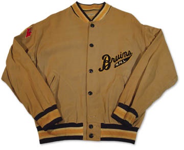 - Dit Clapper’s 1930’s Boston Bruins Team Jacket