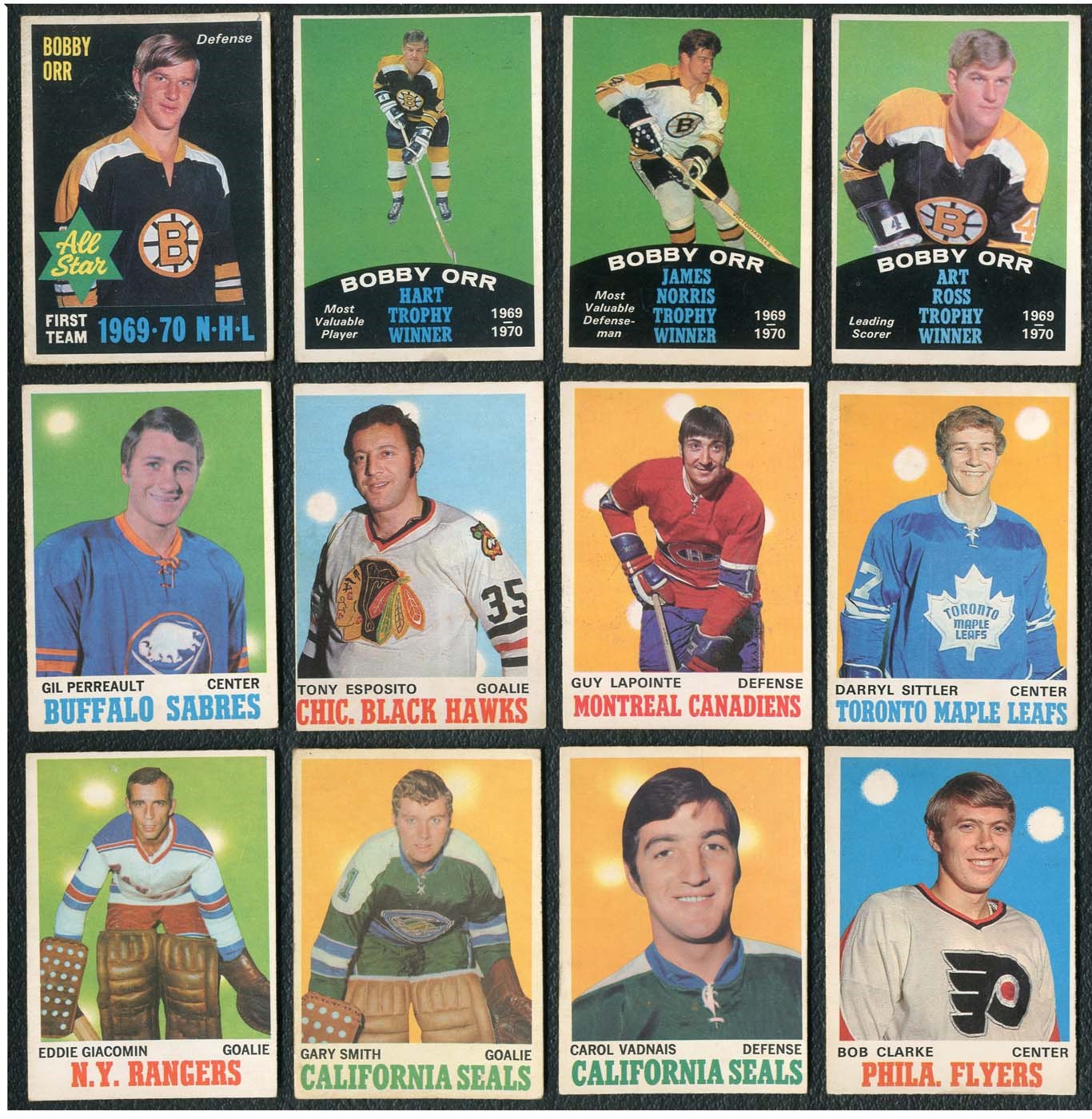 - 1969-70, 1970-71 OPC Pair of Complete Hockey Sets