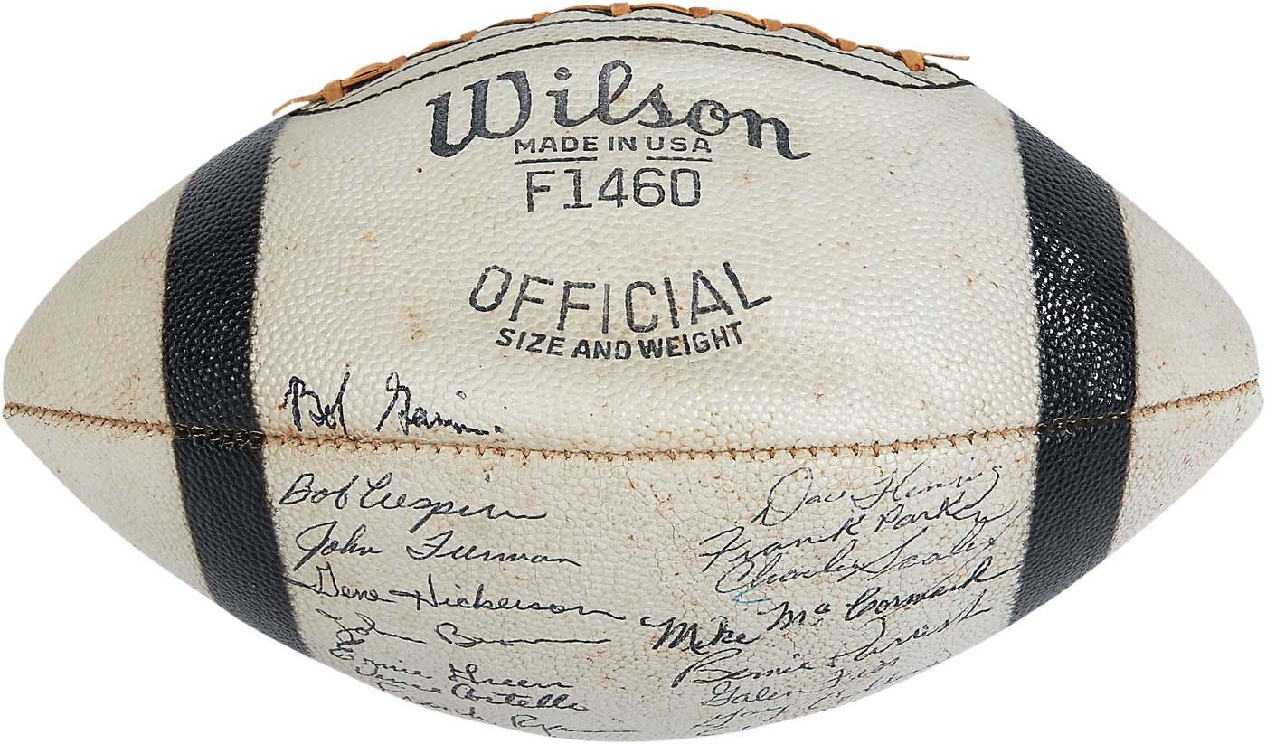 - 1962 Cleveland Browns Team-Signed Football