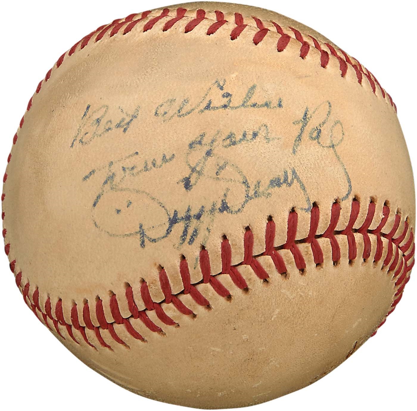 - Dizzy Dean Single-Signed Baseball (PSA)
