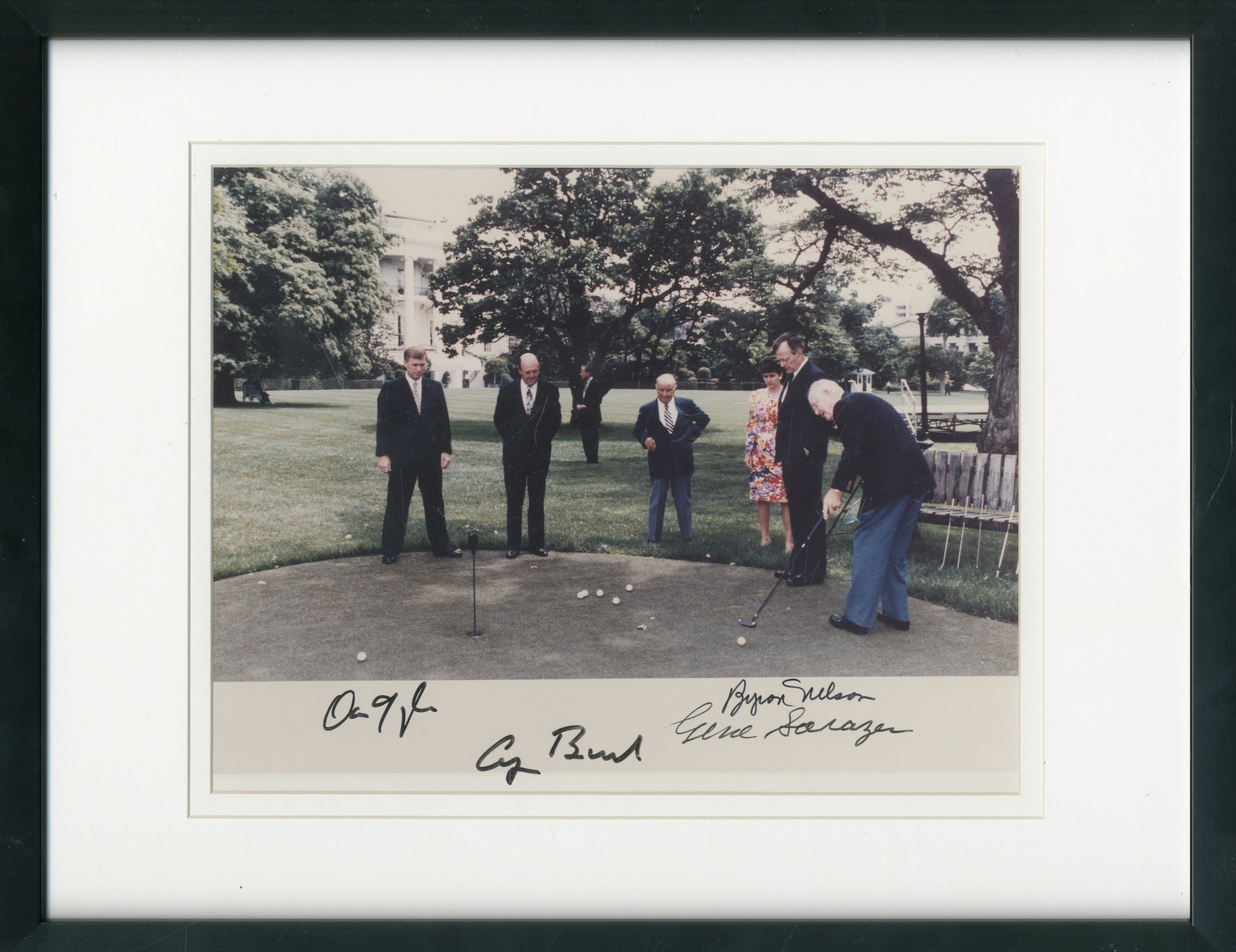 Rock And Pop Culture - White House Golf Signed Photograph
