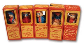 Howdy Doody - Set of Howdy Doody Moving Mouth Puppets