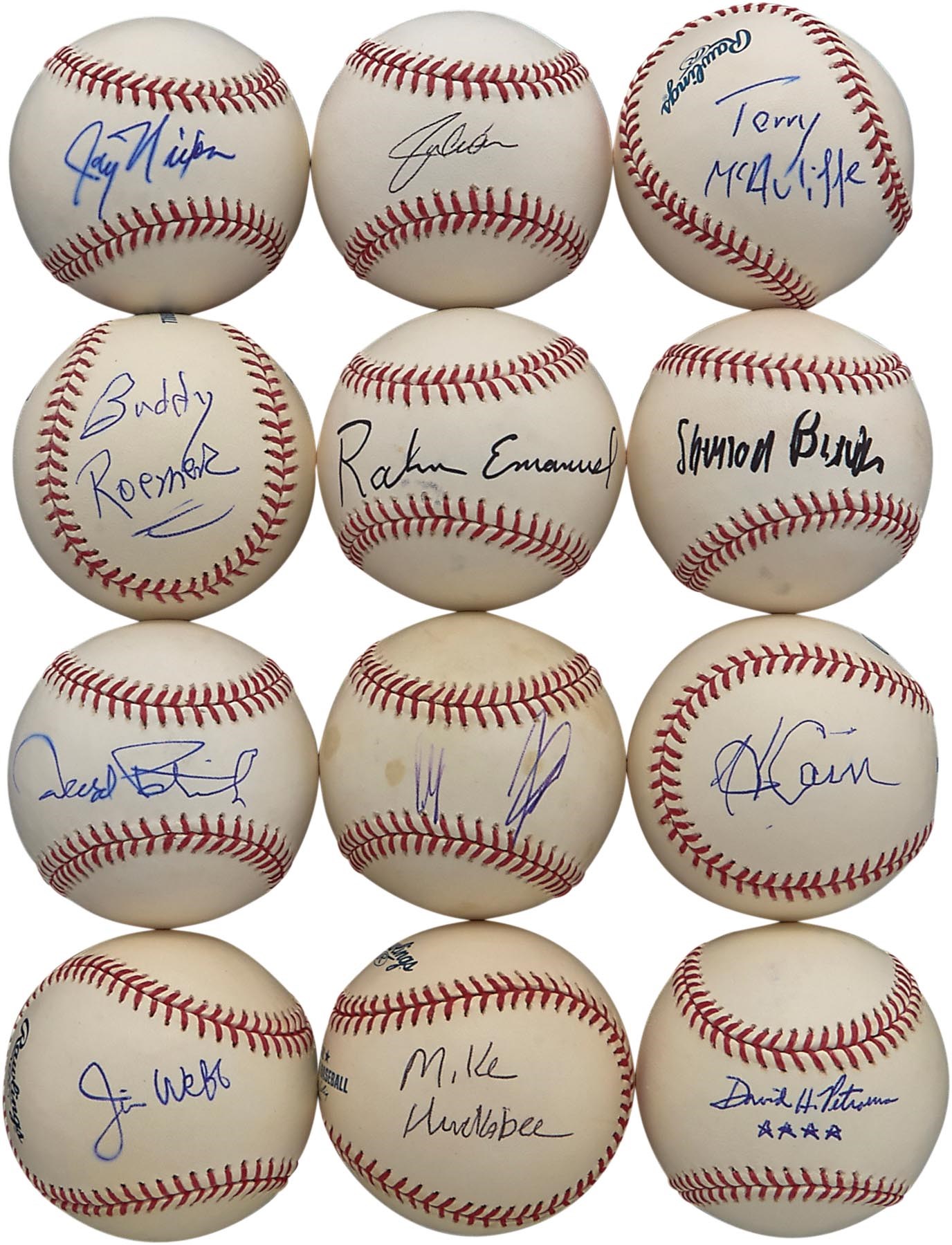 Heads of State & Major Political Figures Signed Baseballs From The Legendary Kaplan Collection (78)