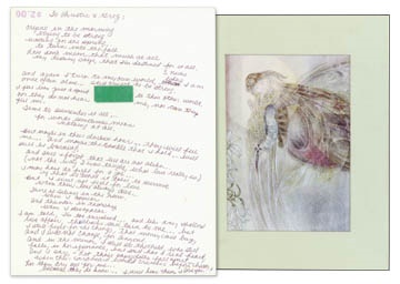 - Fleetwood Mac Stevie Nicks Handwritten Lyric