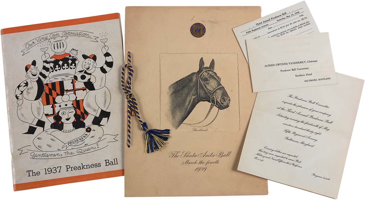 Horse Racing - 20th Century Horse Racing Celebratory Balls Memorabilia (3)