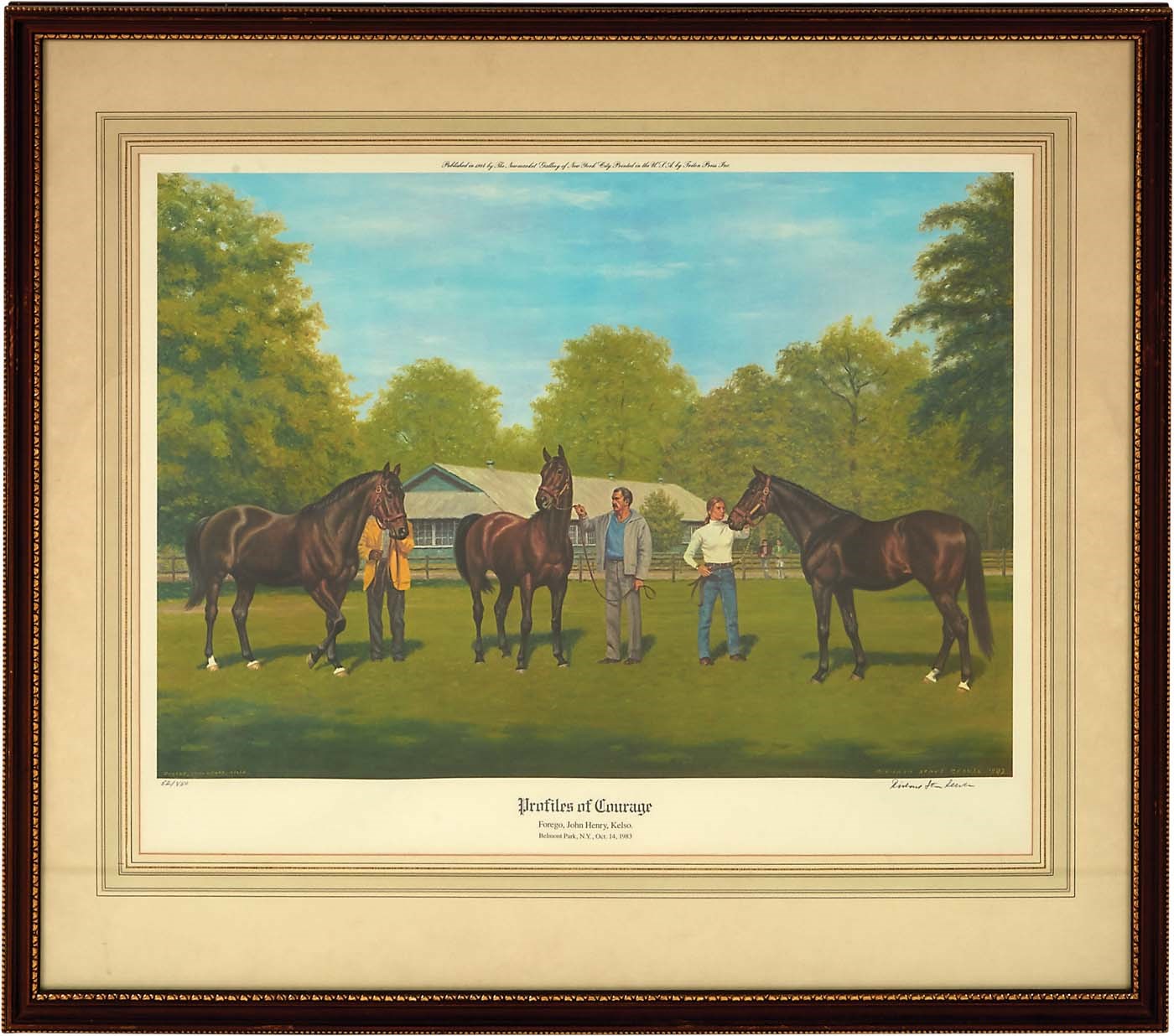 Horse Racing - Signed Art Prints by Richard Stone Reeves (6)