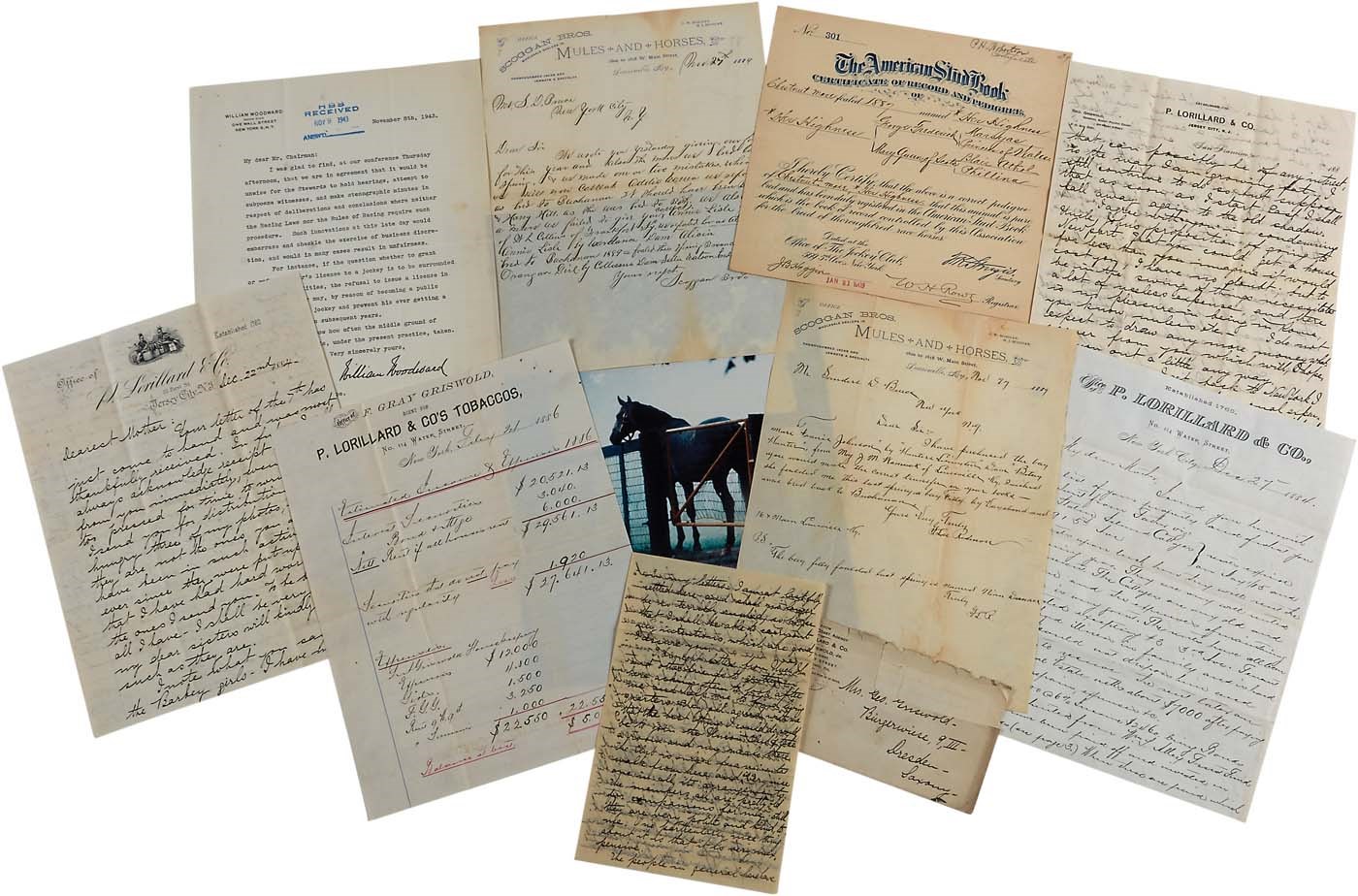 - Horse Racing Letters & Documents