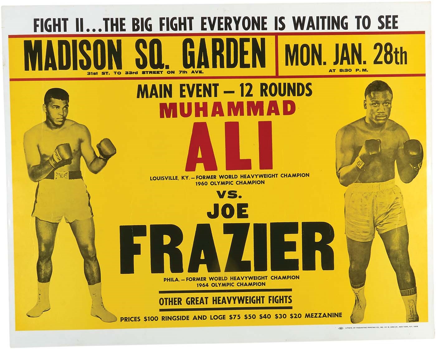 - Ali v. Frazier II On Site Poster (1974)