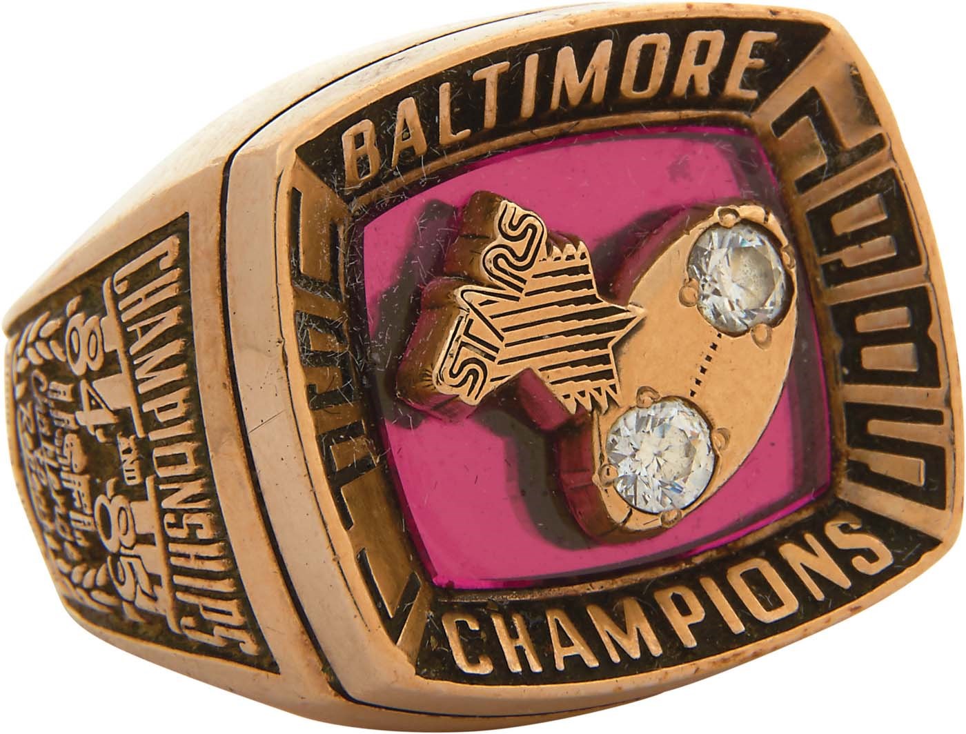 Baltimore USFL World Championship Ring