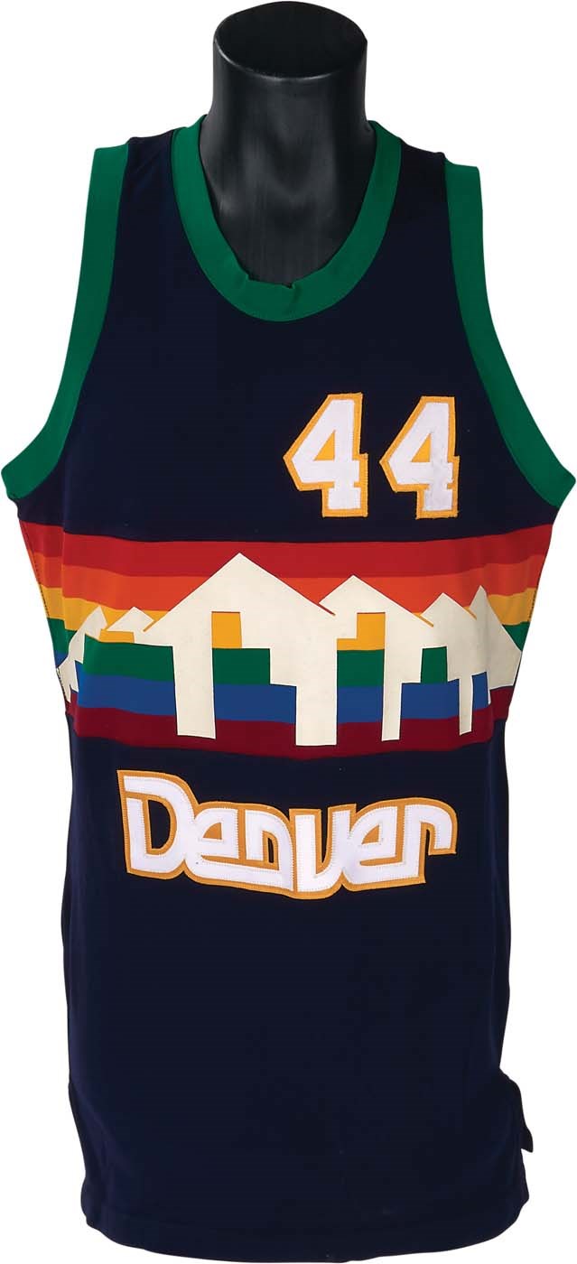 1980s Dan Issel Game Worn Denver Nuggets Jersey