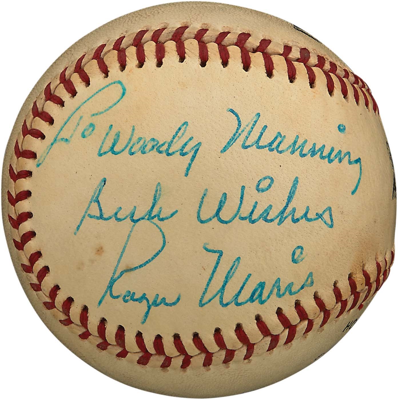 Roger Maris Single-Signed Baseball (JSA)