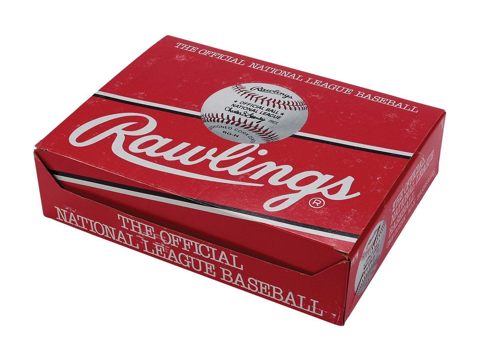 - 1977-1986 Rawlings Charles Feeney Unopened Box of ONL Baseballs (12)
