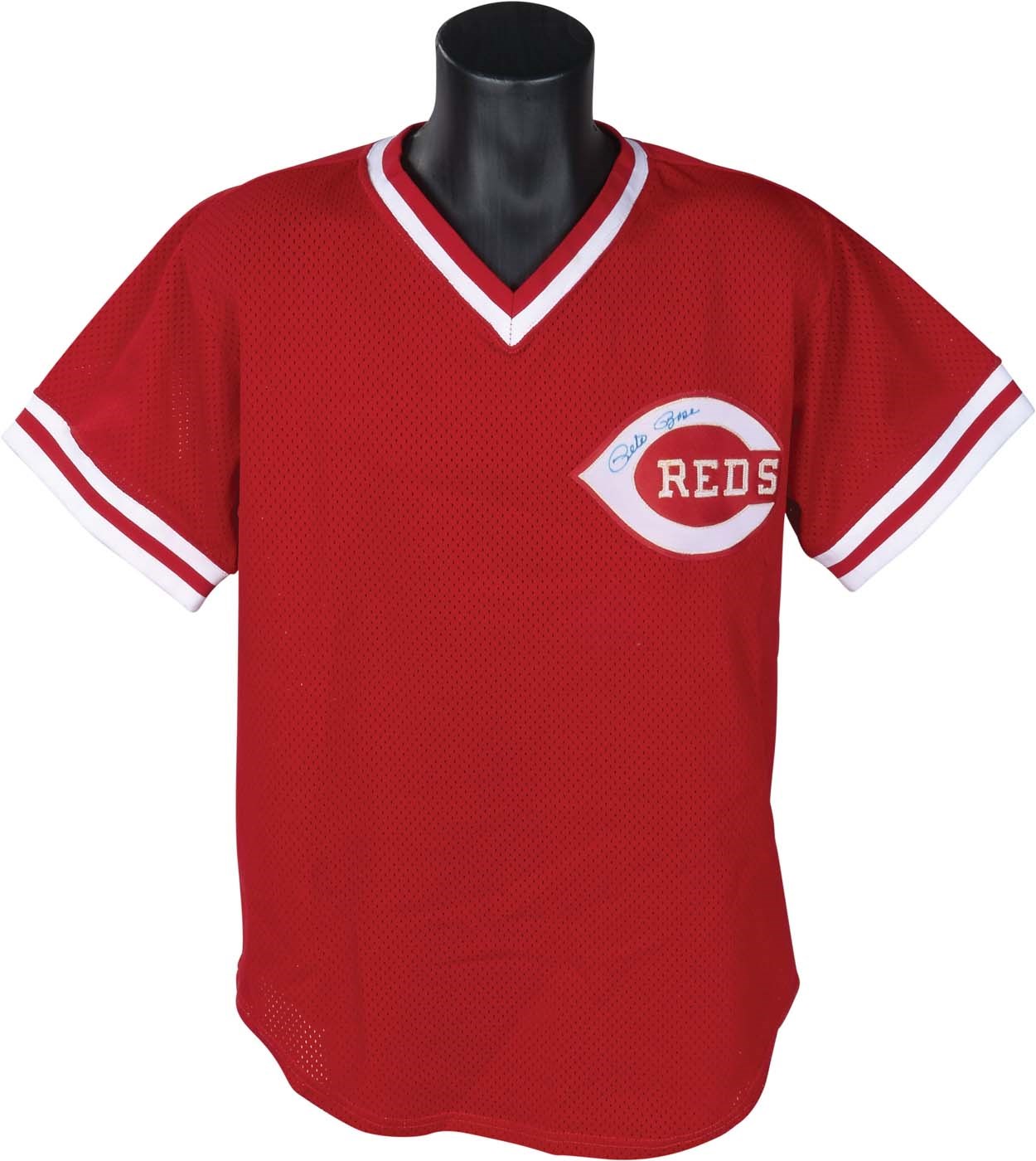 Pete Rose & Cincinnati Reds - Circa 1984 Pete Rose Cincinnati Reds Batting Practice Jersey