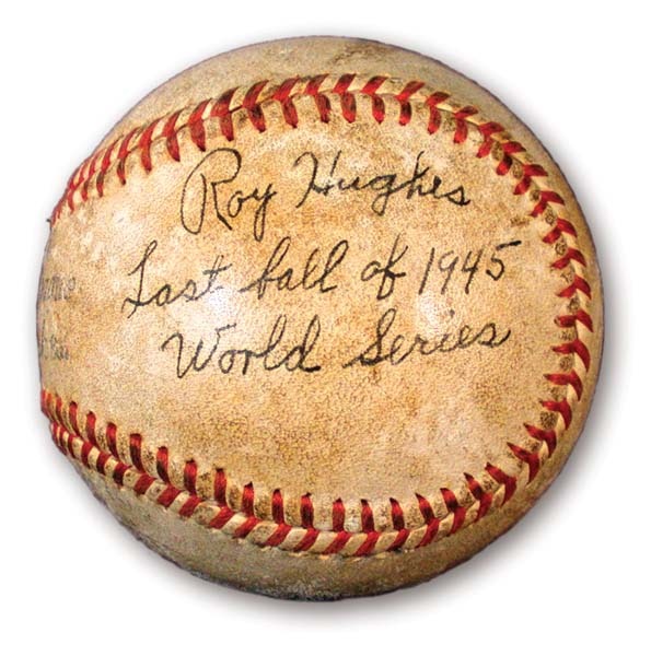 Game Used Baseballs - 1945 Last Baseball Used in the World Series