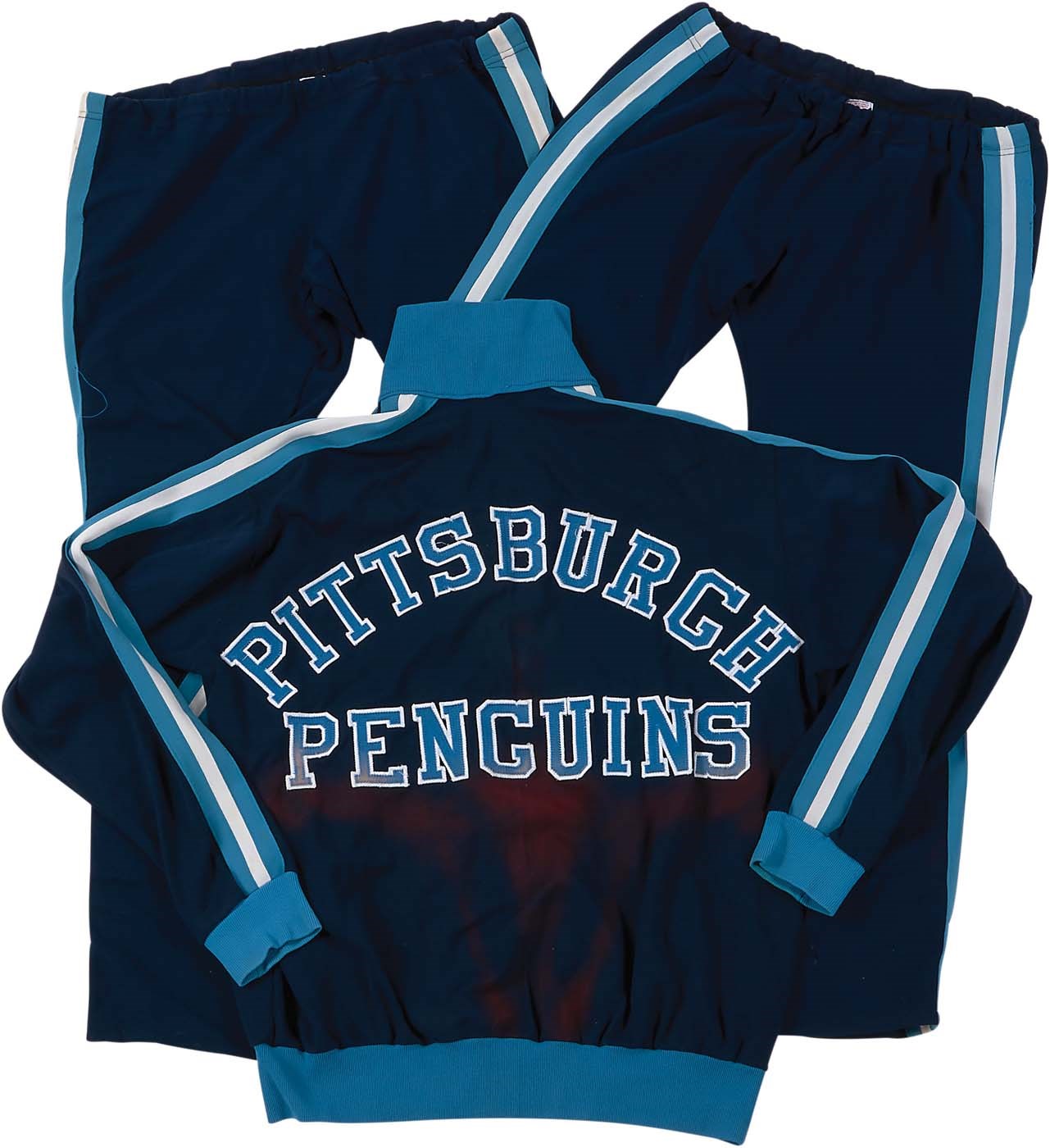 1970s Ken Schinkel Pittsburgh Penguins Game Worn Warm-Up Suit